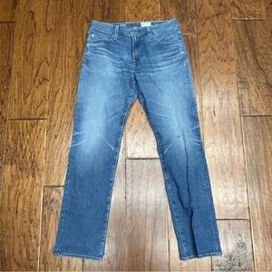 AG Adriano Goldschmied men’s the Everett slim straight den 360 jeans